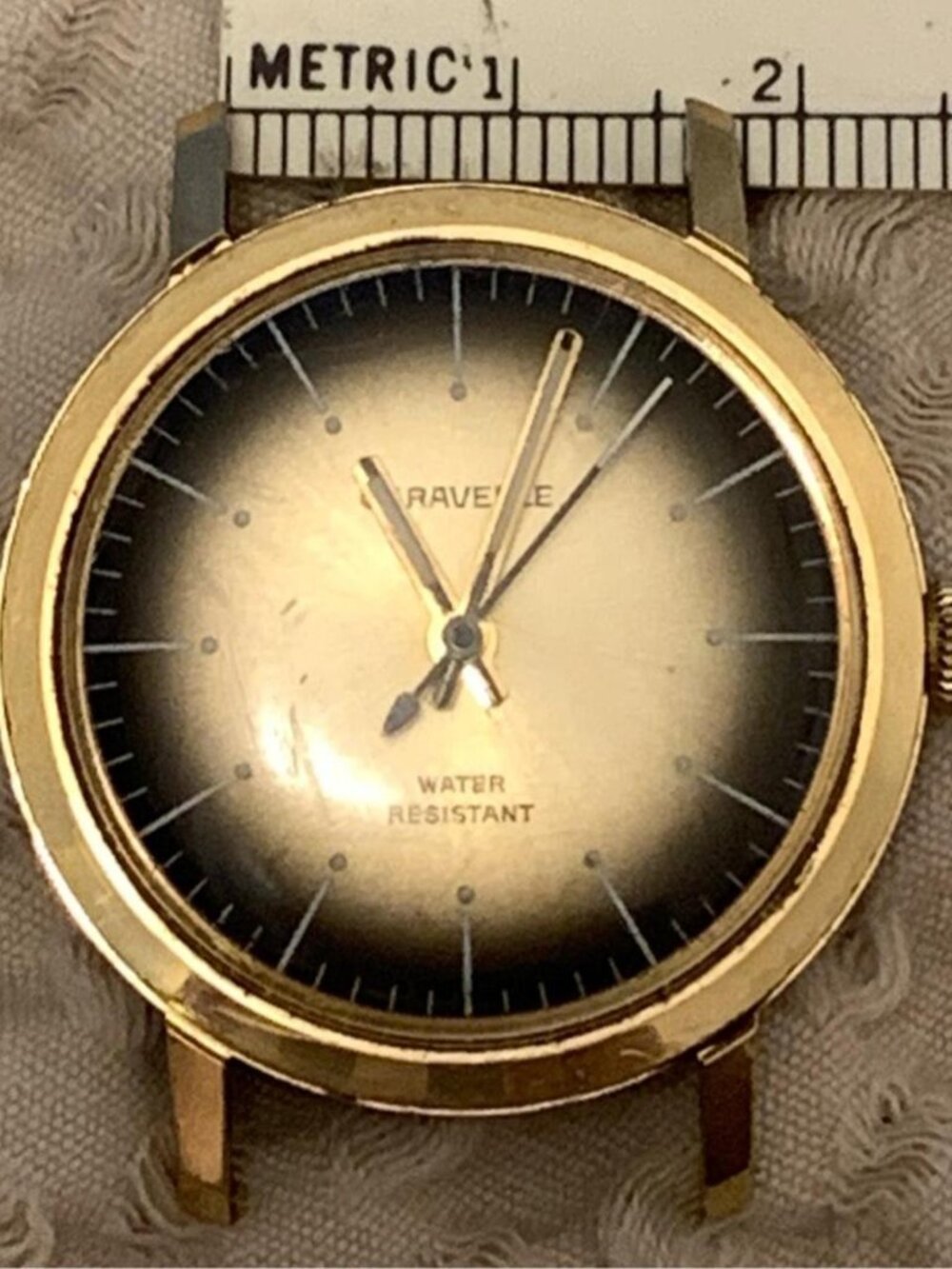 70s Bulova Caravelle Smoked Gradient Dial Dress Watch - Running!